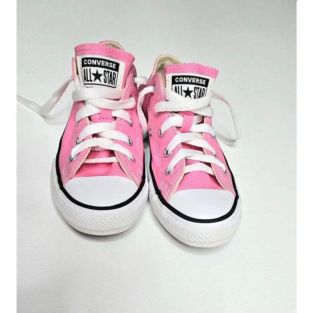 Converse Chuck Taylor All Star Low Top Pink Sneakers Womens Size 3 / Youth 1